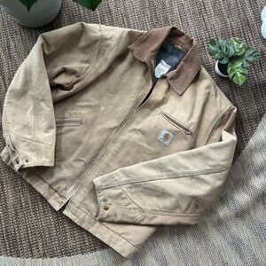 CARHARTT Vintage Brown Duck Lined Work Men's Jacket